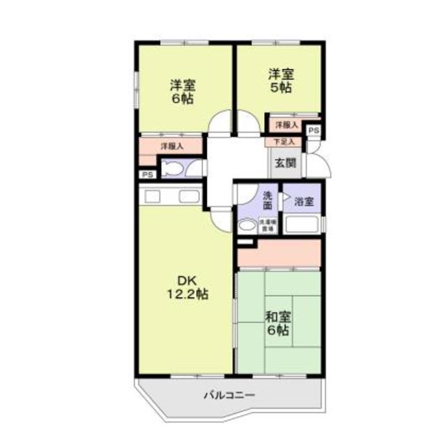 百合ヶ丘社宅の間取り