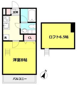 サンヴィアーレ和光・101号室の間取り