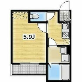 アンビシオン新田・303号室の間取り