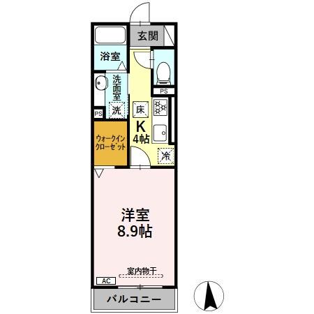 パーチェ黒野の間取り