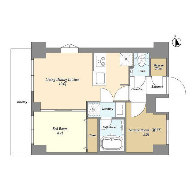 Augusta Residence大森の間取り
