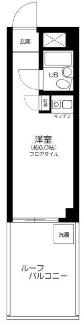 ハイシティ高田馬場・306号室の間取り