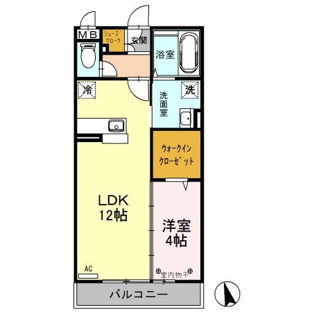 ヴァンヴィーブル早稲田の間取り