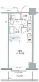 プライムアーバン豊洲・108号室の間取り