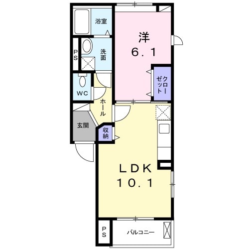 グリシーヌの間取り