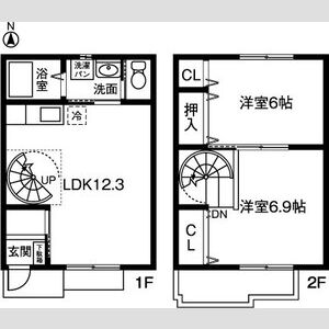 四季 雅・106号室の間取り