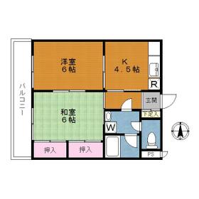 大蔵ハイツの間取り