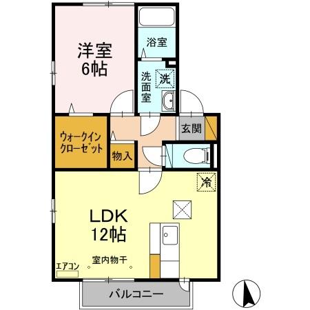 ベルフラット A・B・Cの間取り