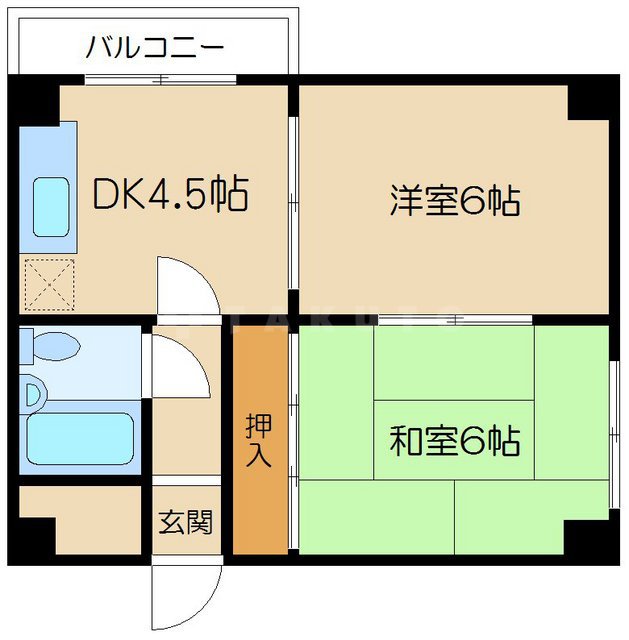 カルム25の間取り