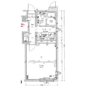アーバイル新宿西落合・403号室の間取り