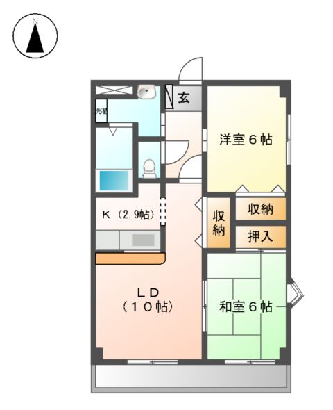 フォレスト高間の間取り