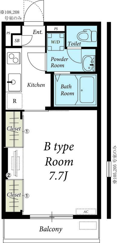 リブリ・プランドールNAの間取り