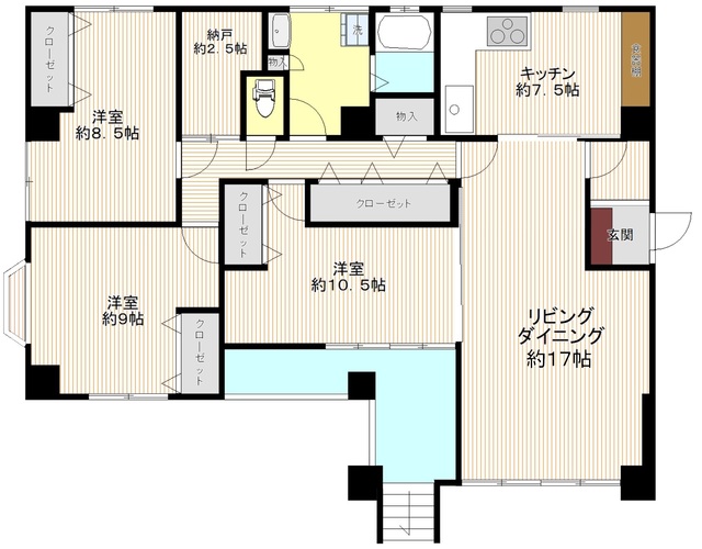 KIセーコービルの間取り