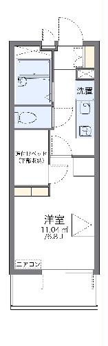 レオパレスアプロスの間取り