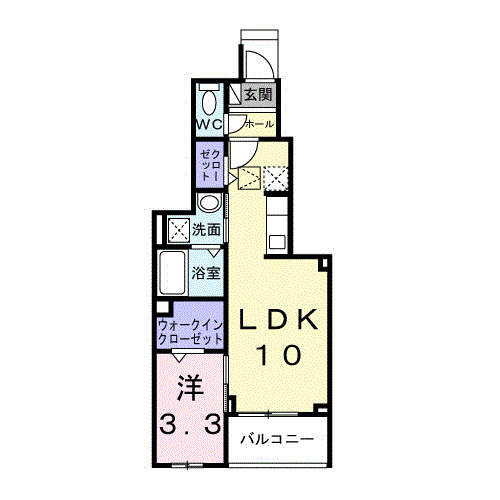 グラン・シャトー武蔵嵐山Bの間取り