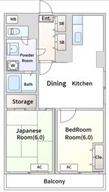 サンシャインメゾンの間取り