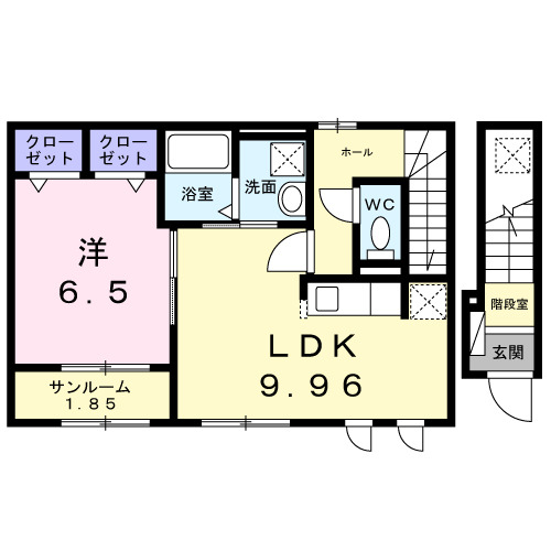 ソレイユメゾンの間取り