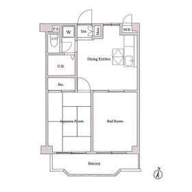 ガーデンヒルズ壱番館の間取り
