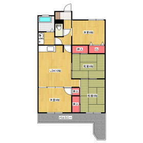 ロイヤルハイツ油山の間取り
