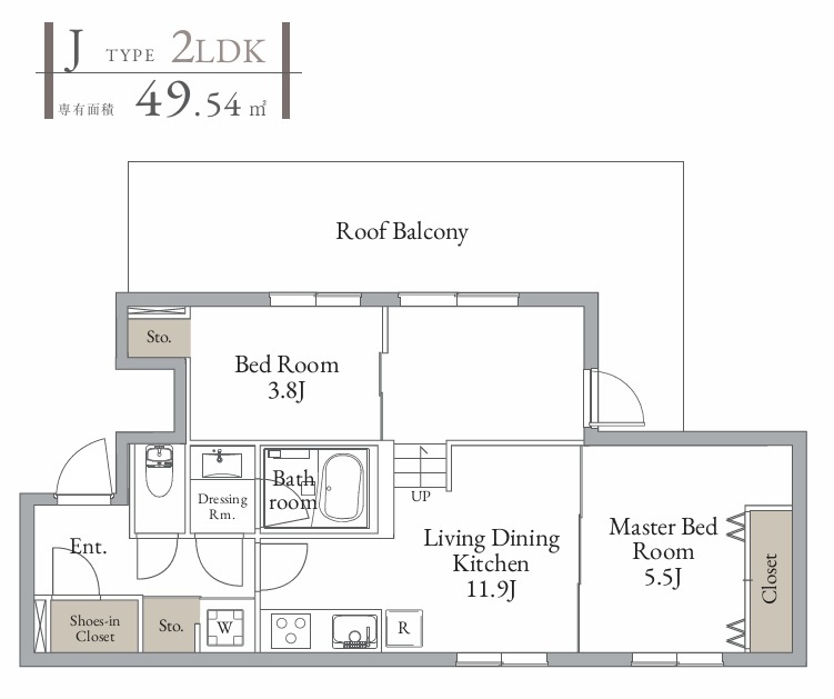 ＬｉｖｅＦｌａｔ西荻窪・0302号室の間取り