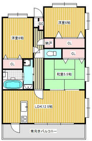 シェーンベルク安東の間取り