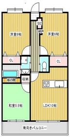 シェーンベルク安東の間取り