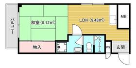 東園田マンションの間取り