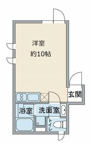 ＲＥＥＮＡ　ＳＡＳＡＺＵＫＡ・202号室の間取り