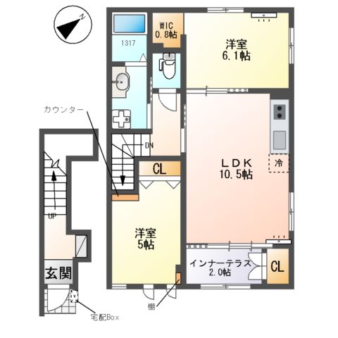 クレシア -Crecia-の間取り