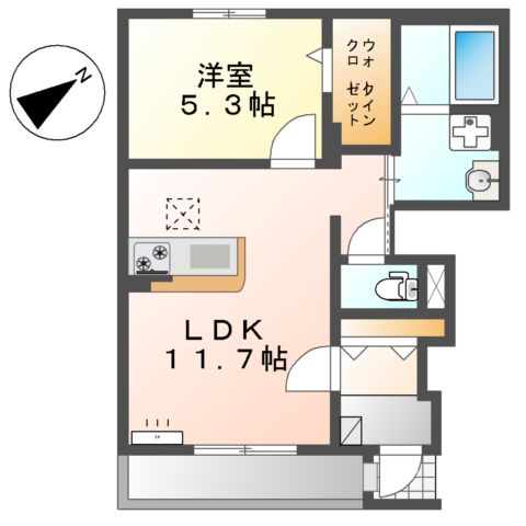 プロスパーの間取り