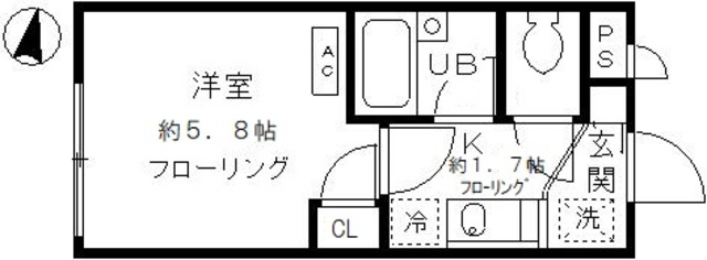 アルコバレーノ方南の間取り