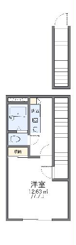 レオパレス鶴間アイリスⅡ・203号室の間取り