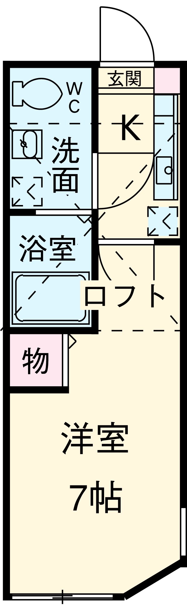 ドマーニ上大岡の間取り