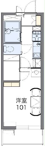 新居町新居の完工年月(2009年8月)築の賃貸マンションの間取り