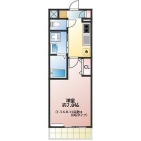 グランシャリオ・308号室の間取り