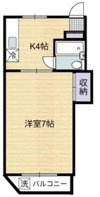 市村マンション・203号室の間取り