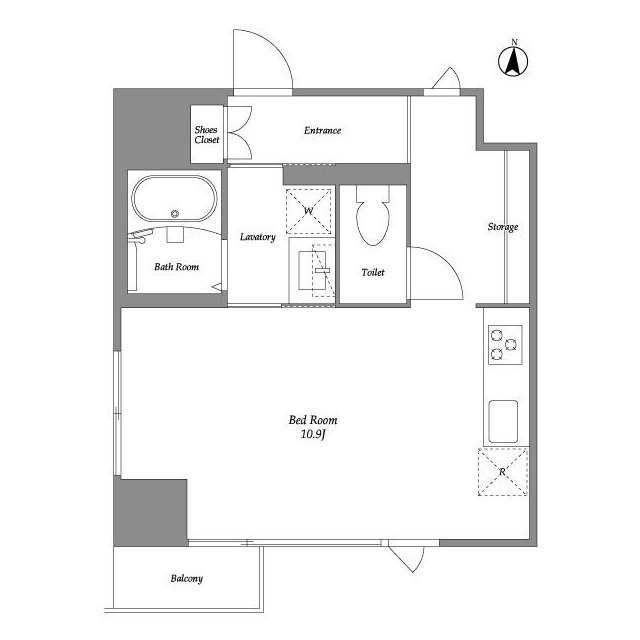 品川港南テラス・402号室の間取り