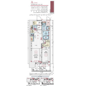 エステムコート名古屋TWIN WESTの間取り