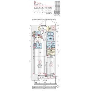 エステムコート名古屋TWIN WESTの間取り