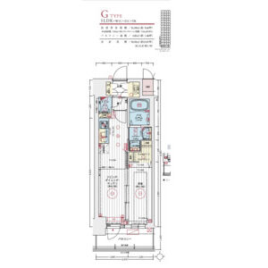 エステムコート名古屋TWIN WESTの間取り