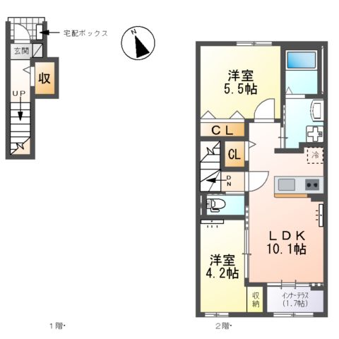 サンライズワンの間取り