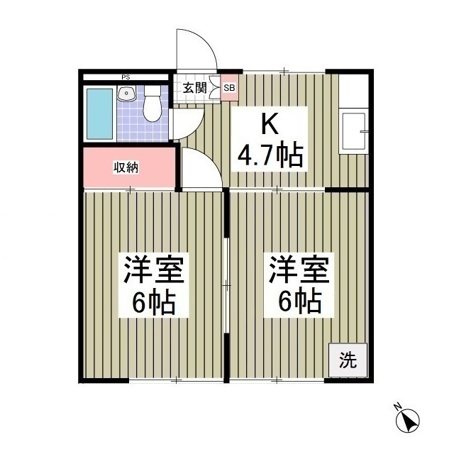 サンホーム岩槻の間取り