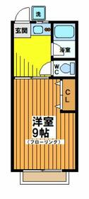 コスモスハウス・202号室の間取り