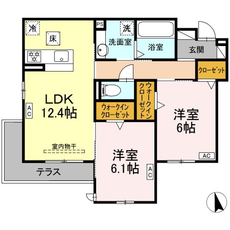 D-Crinum沼津 岡宮の間取り