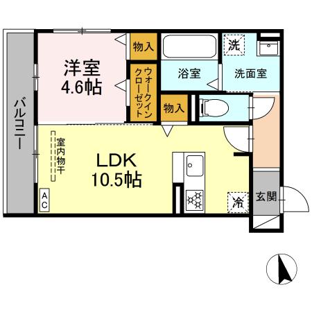 D-Crinum沼津 岡宮の間取り