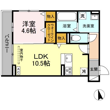 D-Crinum沼津 岡宮の間取り