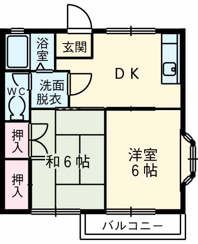 ゴールドハイツの間取り