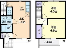 マザービレッジ・110号室の間取り