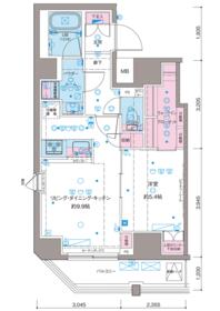 ガリシア新宿NorthⅡの間取り
