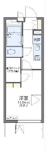 レオパレス掛休の間取り